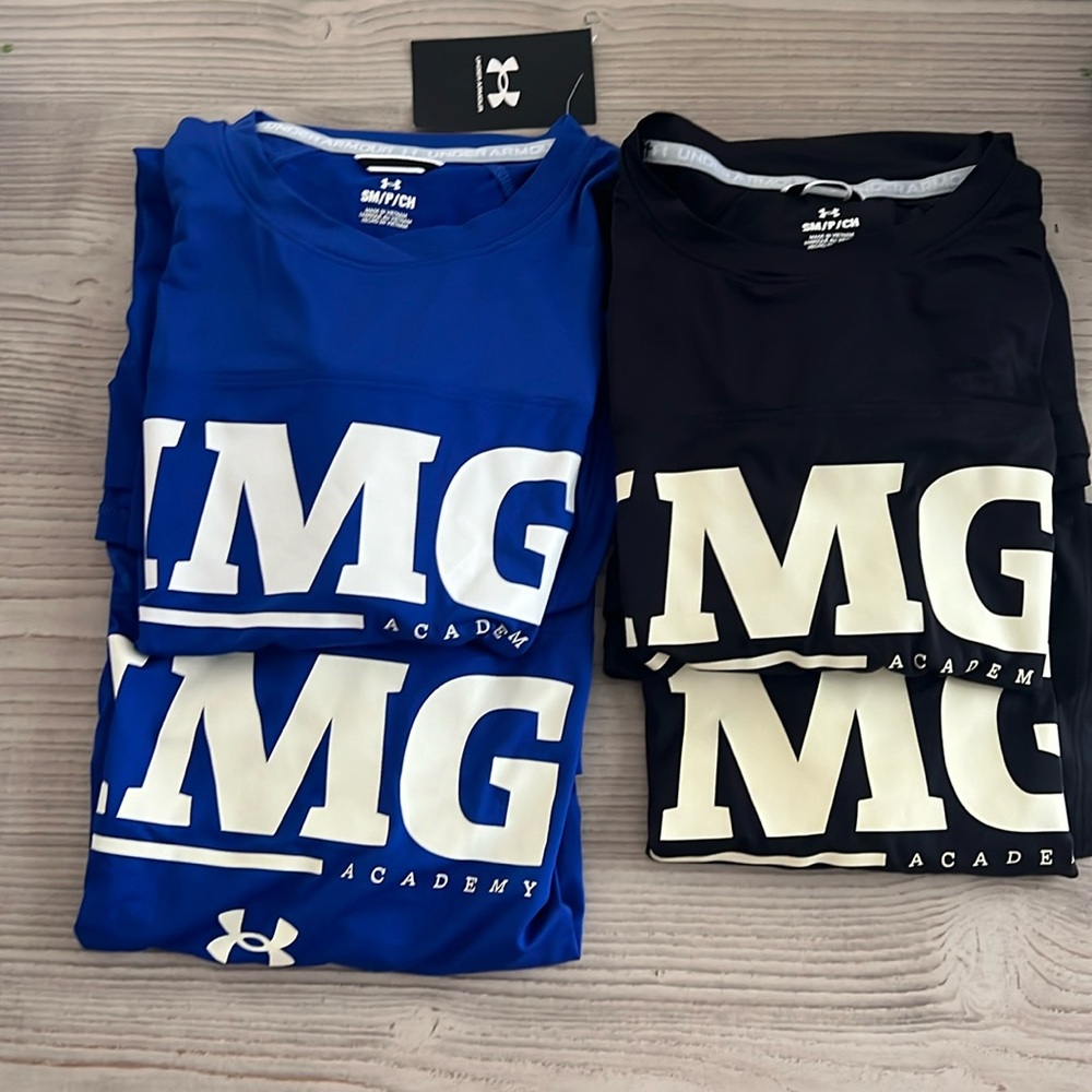 IMG Academy Men’s Under Armour Short Sleeve Shirt Bundle